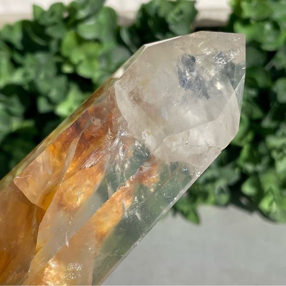Golden Healer Tower | Yellow Hematoid Quartz - Picture 6 of 17